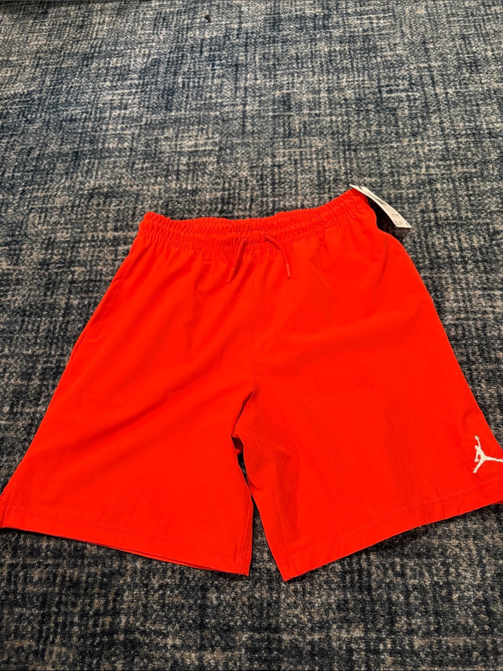 Jordan Bright orange/red Athletic Shorts with Jumpman Logo